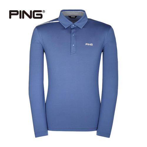 ÁO GOLF POLO NAM DÀI TAY PING 112A1TO902 DARK BLUE