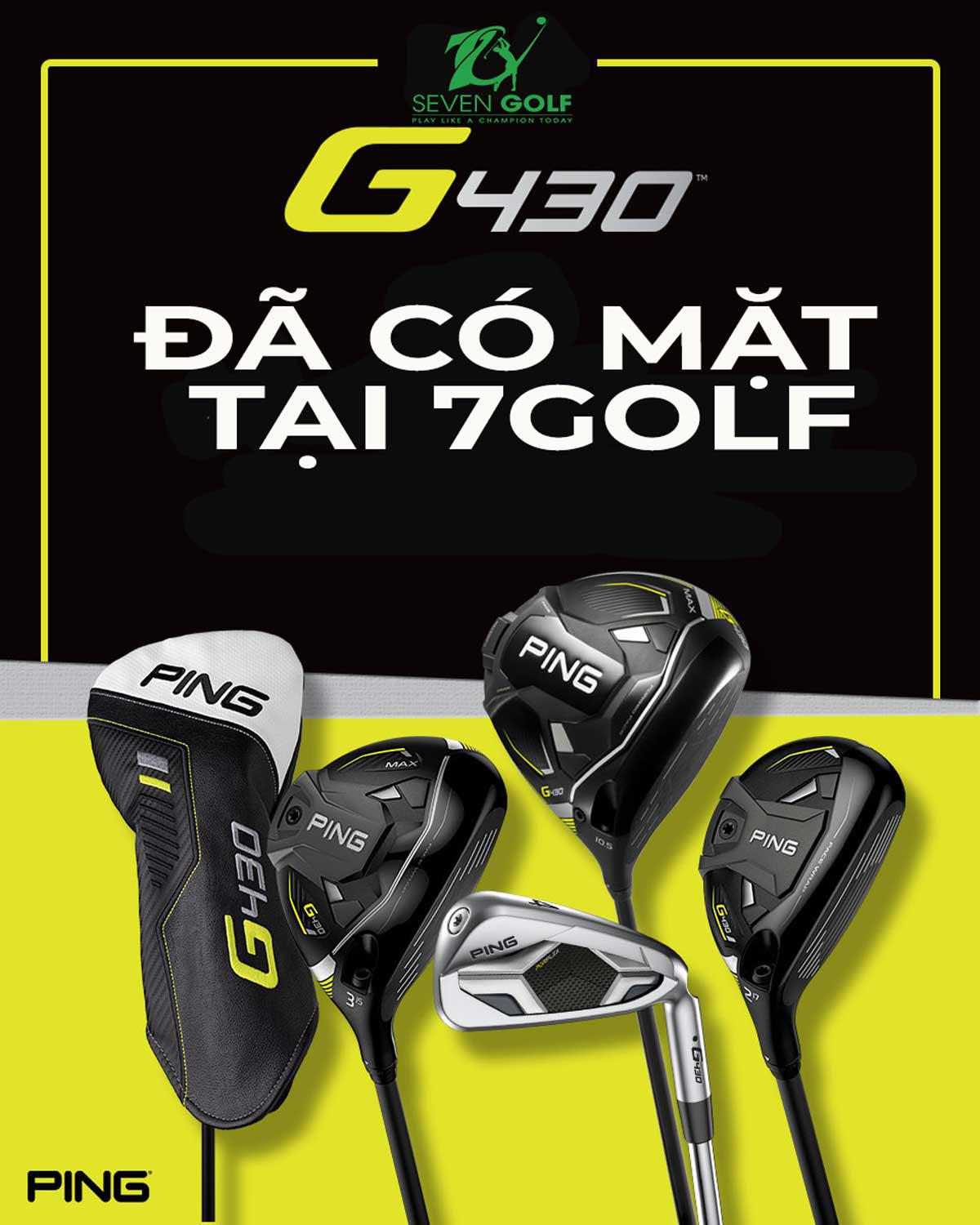 Ping ra mắt dòng gậy PING G430 - đỉnh cao tốc độ và khoảng cách